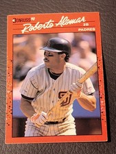 1990 Donruss Baseball - #111 Roberto Alomar - San Diego Padres 