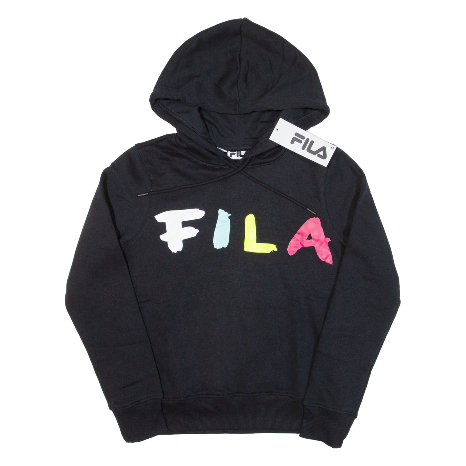Felpa con cappuccio FILA donna nera UK 10