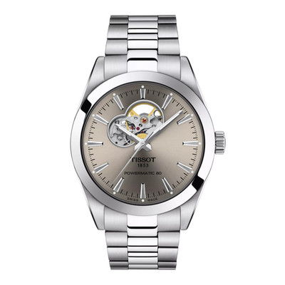 Tissot Gentleman Powermatic Open Heart 40MM SS Automatik Uhr T127.407.11.081.00
