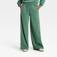 Women's Airy Sleek Pique Wide Leg Sweatpants All In Motion
