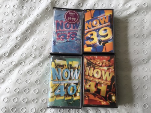 Now That’s What I Call Music Volumes 38, 39, 40, 41 - Double Cassettes - Job Lot