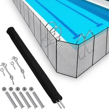 4x108FT Removable Pool Fence Safety Barrier for Inground Outdoor Swimming Pools