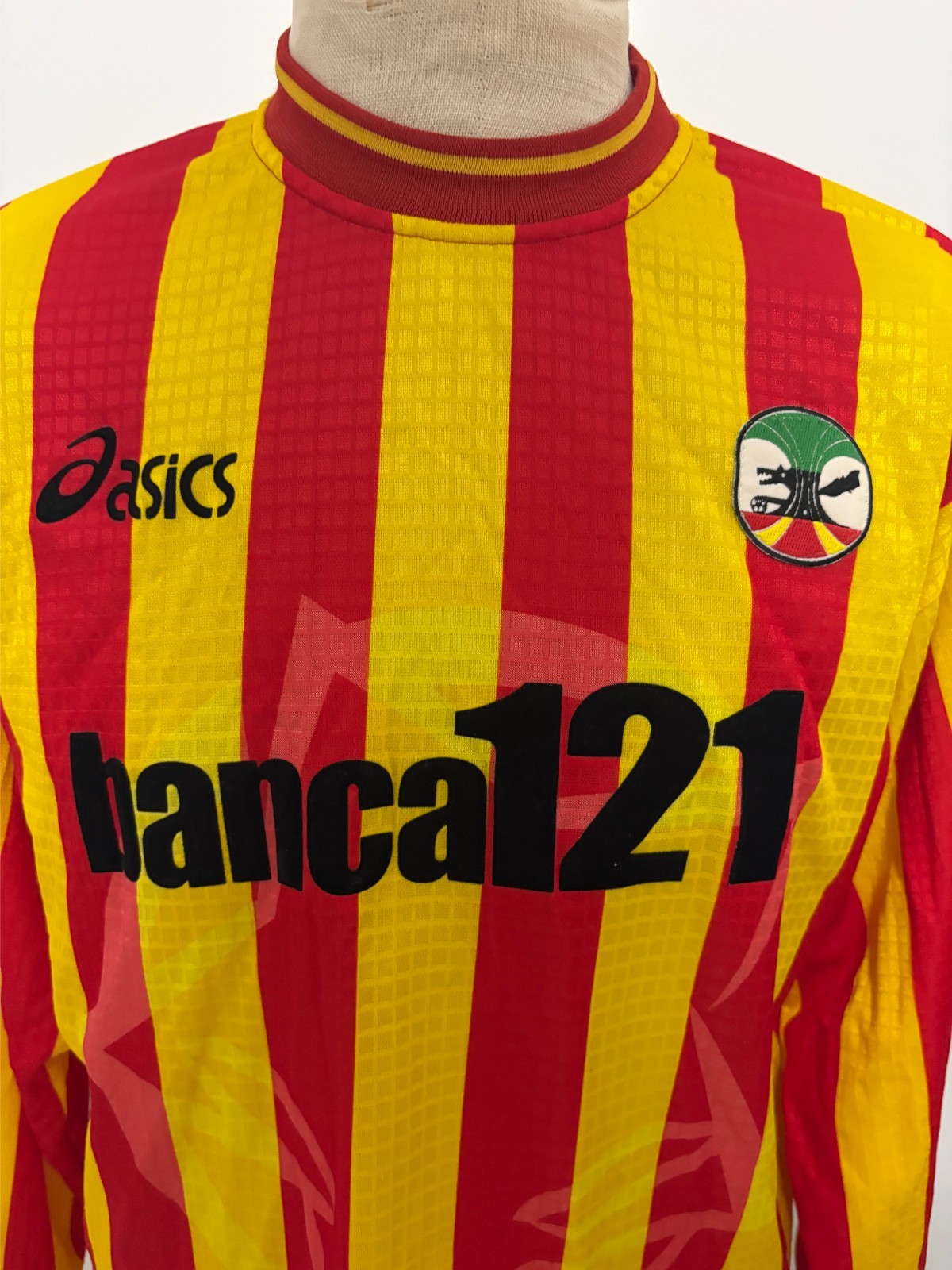 Jersey Lecce 2000 2001 Nr 3 Colonnello match worn shirt Lecce t-shirt vintage thumbnail 3