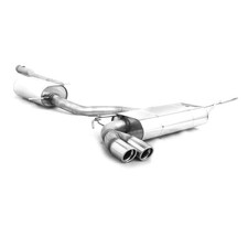 FOX Komplettanlage ab Kat 2x76mm mit Absorber für VW Golf 5 GTI Edition 30 2.0l