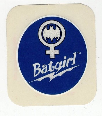 Kellogg´s Sticker Aufkleber Batman 1997 Logo Batgirl, unbenutzt, 8502