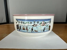 Villeroy & Boch Naif Christmas Round Vegetable Serving Bowl, 7 7/8"