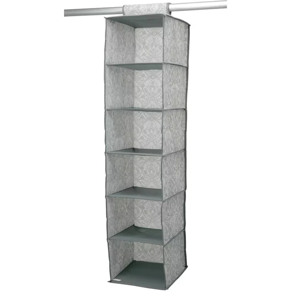 47,24 pulgadas Organizador de armario colgante de tela H Almeida Foto 2 de 4