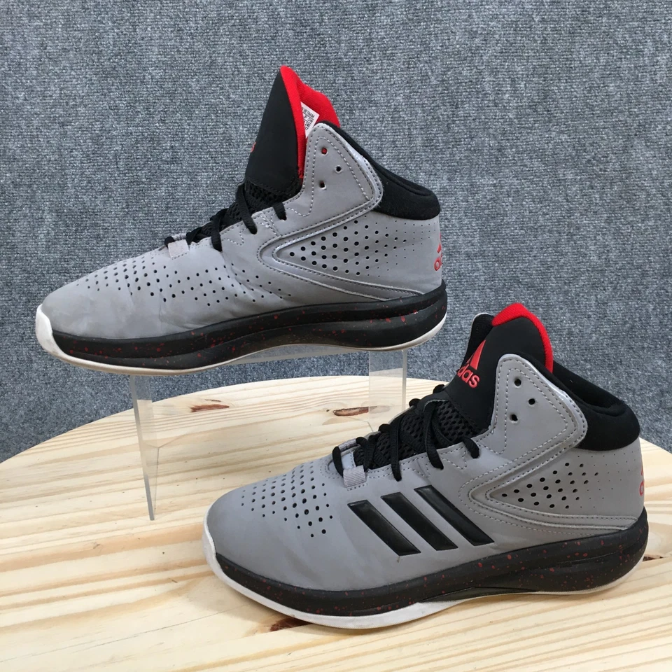 Adidas Shoes Youth 6.5 Cross Em Up Basketball Sneakers Gray Athletic B39444 - Image 2 of 4