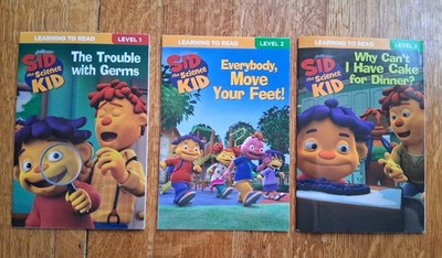 NEW Jim Henson's Sid the Science Kid Levels 1 & 2 Paperback Reader Books