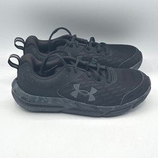 Under Armour Charged Assert 10 Camo Mens Running Shoes 7.5 Black 3027036-001