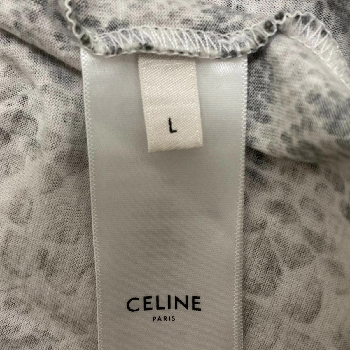 CELINE Serpent Python Print Short Sleeve T-shirt … - image 4