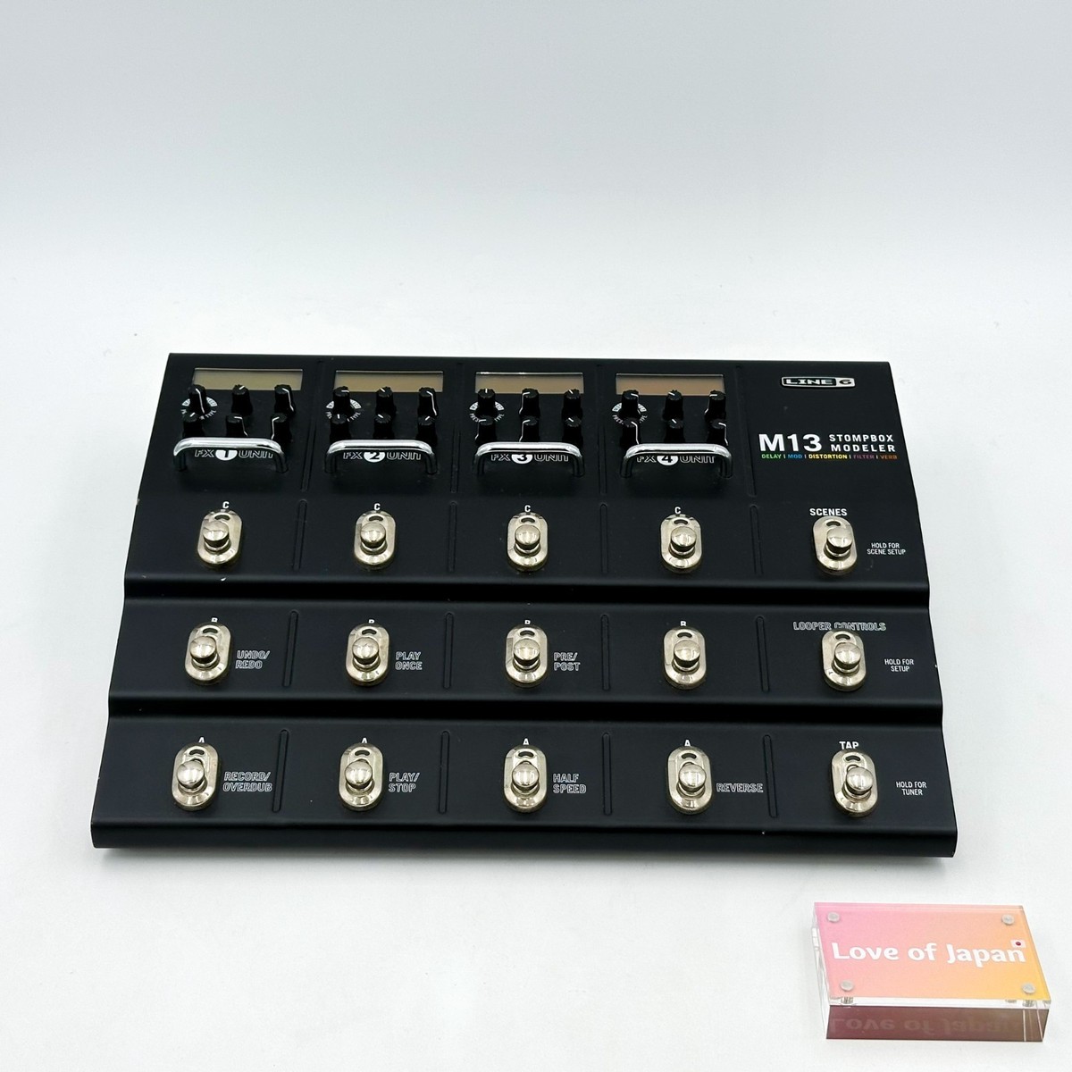 Line6 M13 Stompbox Modeler Guitar Effect Processor Pedal Good