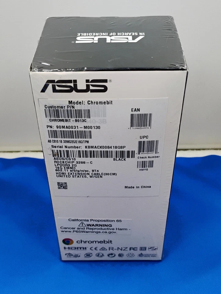 ASUS Chromebit B013C (EMMC, 16GB) PC Stick Factory New In Sealed Box - Image 2 of 3