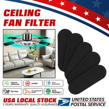3MM Ceiling Fan Filters for Blades- Activated Carbon Filter Easy to Installation