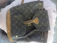 Louis Vuitton Monogram Brown Bucket Drawstrin...
