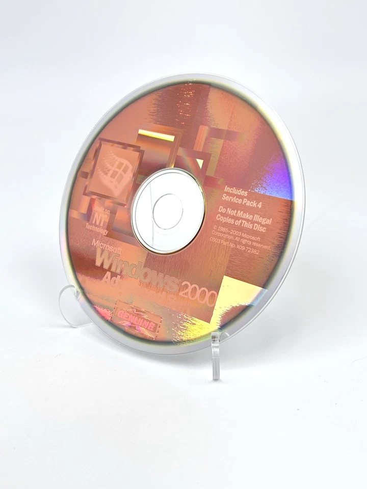 Software de servidor Microsoft Windows 2000 vintage con clave de producto - como nuevo Foto 4 de 4