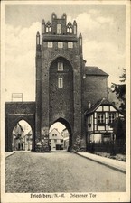 Ak Strzelce Krajenskie Friedeberg Pommern, Driesener Tor - 10370893