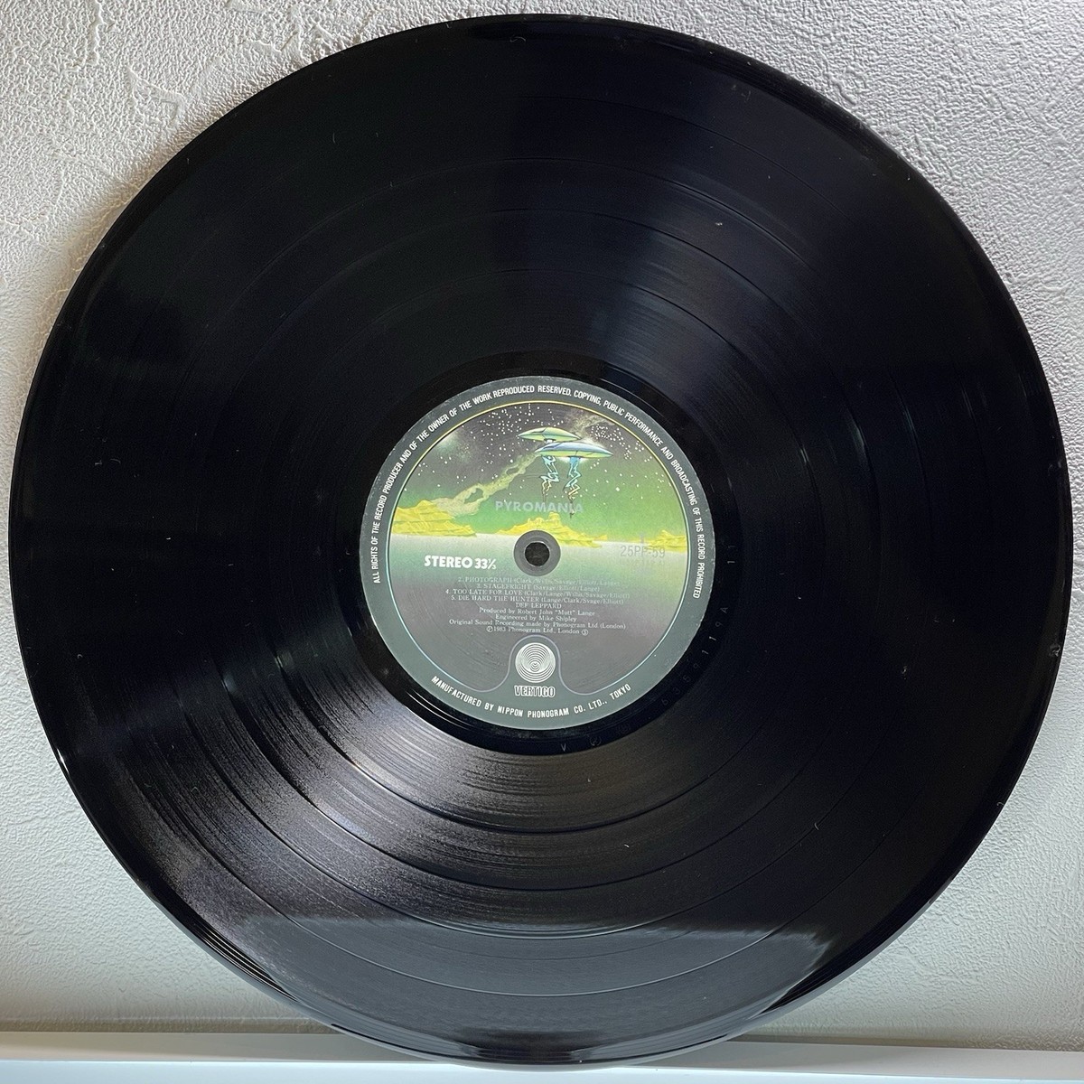 Def Leppard Japan 25PP-59 Vertigo Pyromania 0 – Pyromania⁄LP w⁄OBI 