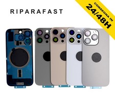 BACK COVER VETRO SCOCCA POSTERIORE IPHONE 16 PRO COMPLETO MAGSAFE FRAME