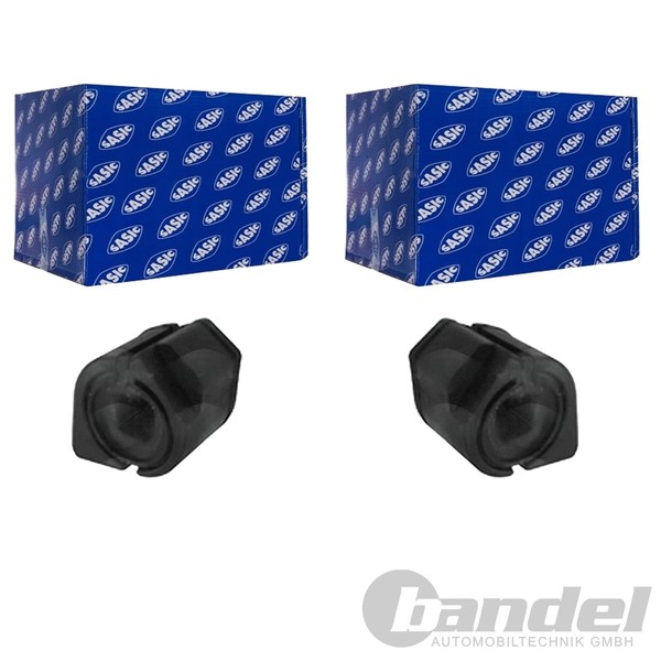 2X Sasic Stabilager Gummilager Stabi Hinten Innen Passend FüR Peugeot 406-image