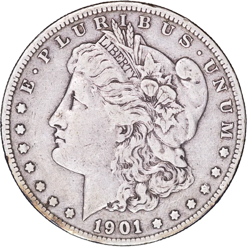 1901-S $1 Morgan Silver Dollar ~ VF