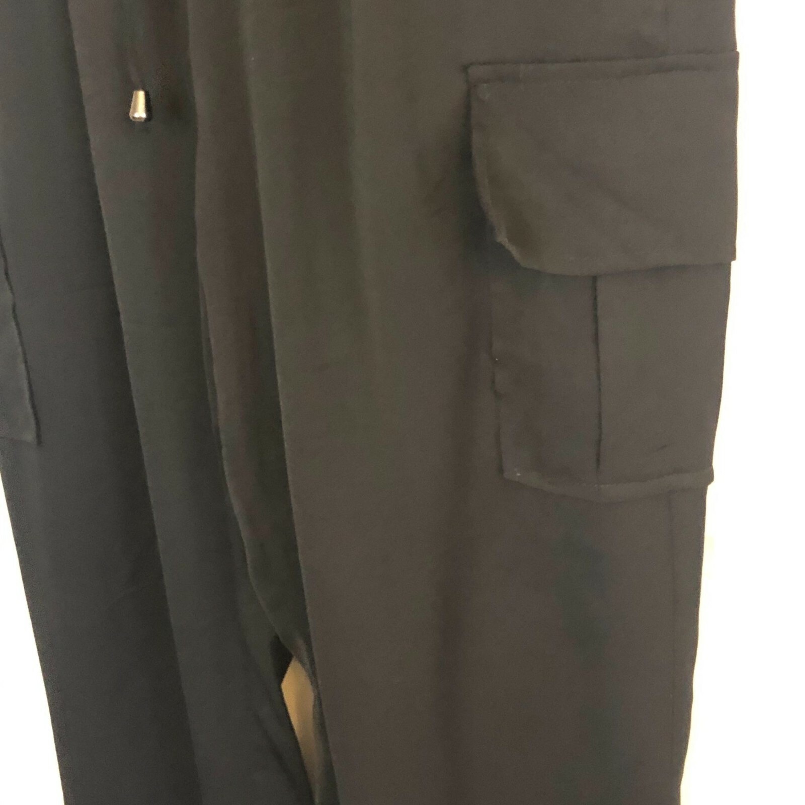 B.P. Collection Black drawstring cargo joggers zi… - image 3