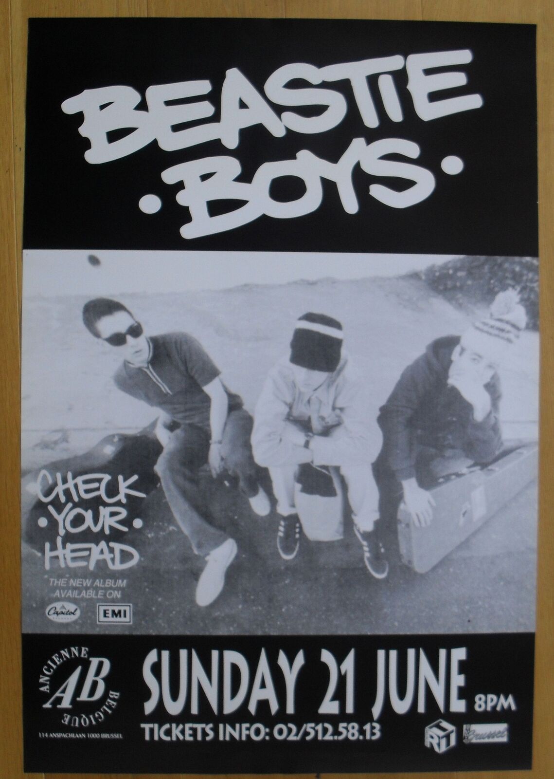 BEASTIE BOYS original concert poster '92