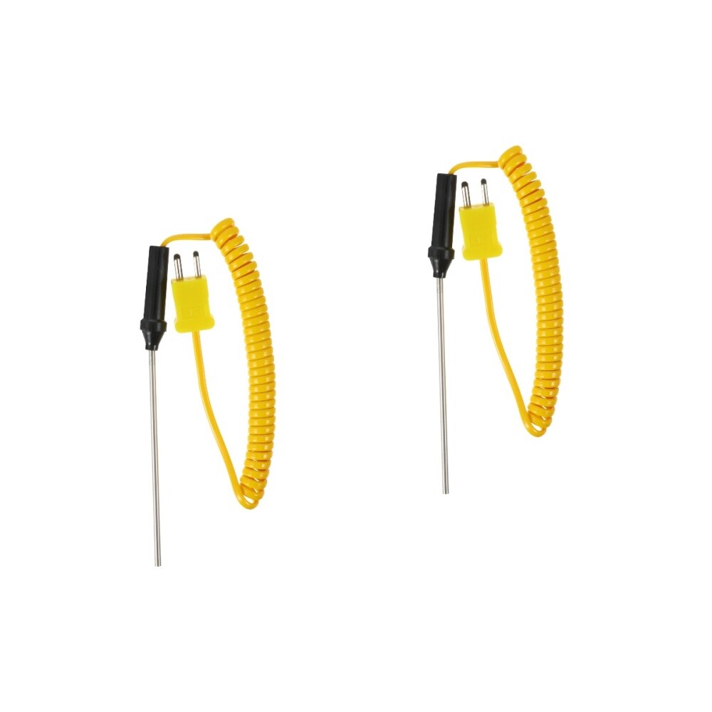 2pcs K-Type Thermocouple Stainless Steel Probe Temperature Controller Wire