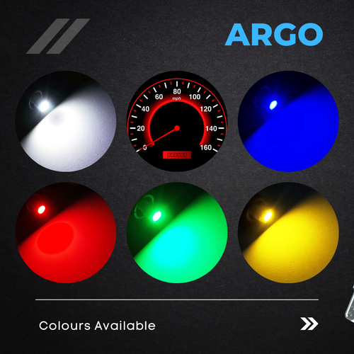 T5 286 Led Dashboard Gauge Blue 3528 Car Speedo Instrument Light Bulbs 12v 0.4w - Picture 79 of 84
