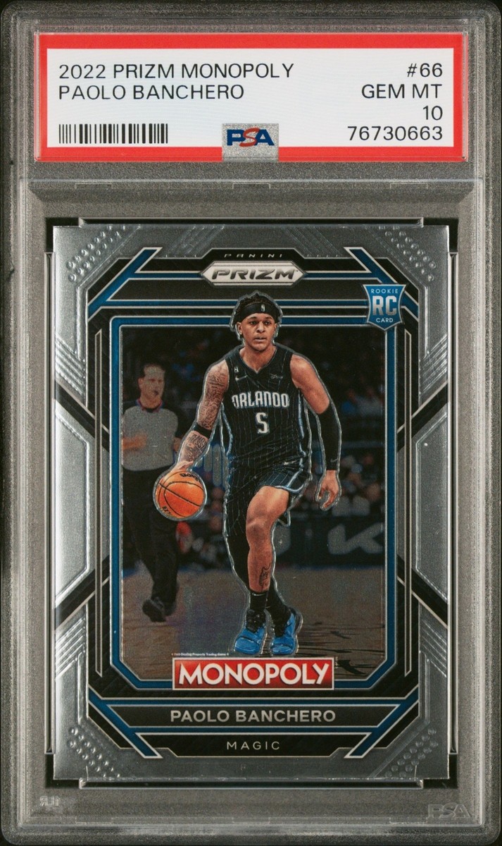 その他 NBA PRIZM PAOLO BANCHERO ROOKIE PSA 10 2022 PANINI PRIZM MONOPOLY PAOLO BANCHERO #66 RC PSA 10 | eBay