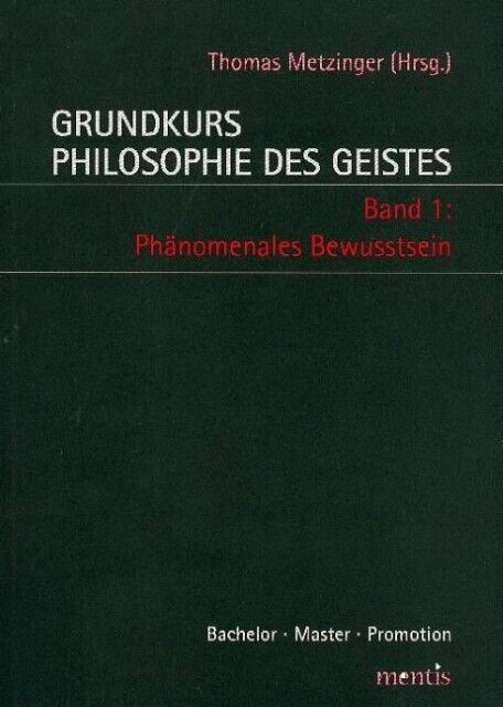 Thumbnail - Grundkurs Philosophie Des Geistes 1 Thomas Metzinger