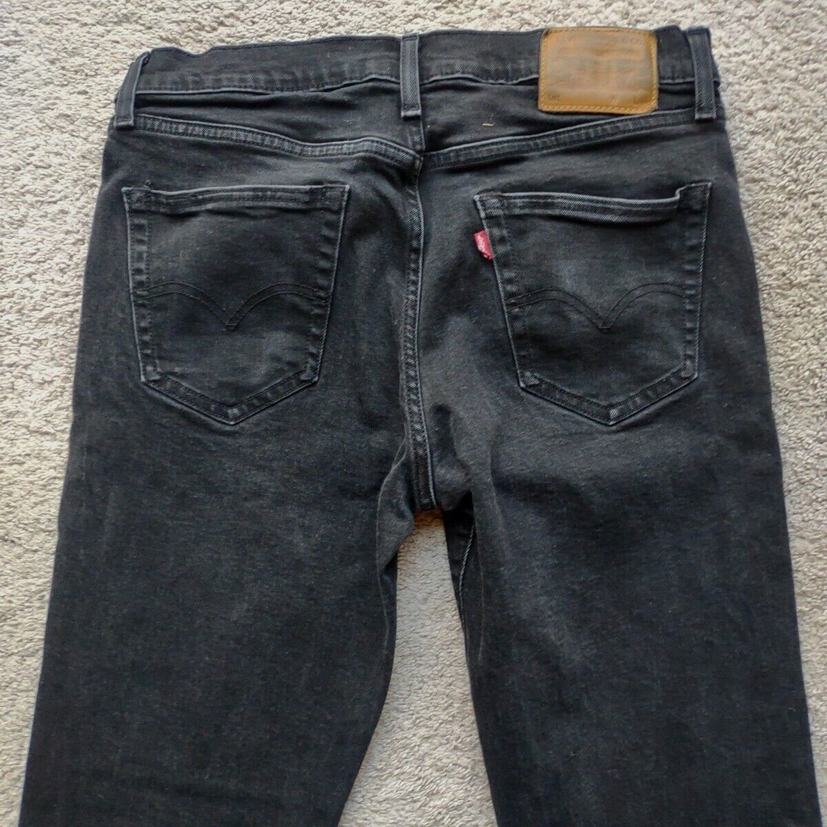 Levi's Jeans Men 34x36 (W34xL34) Black Denim Prem… - image 7