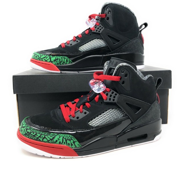 jordan spizike black green red