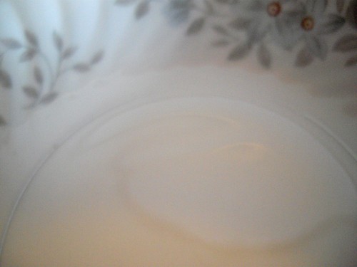 Mikasa BRETON 219 5 3/4" Fruit Bowls Blue Flowers w/ Silver Rims ~ Set of 5 ~ - Picture 8 of 12