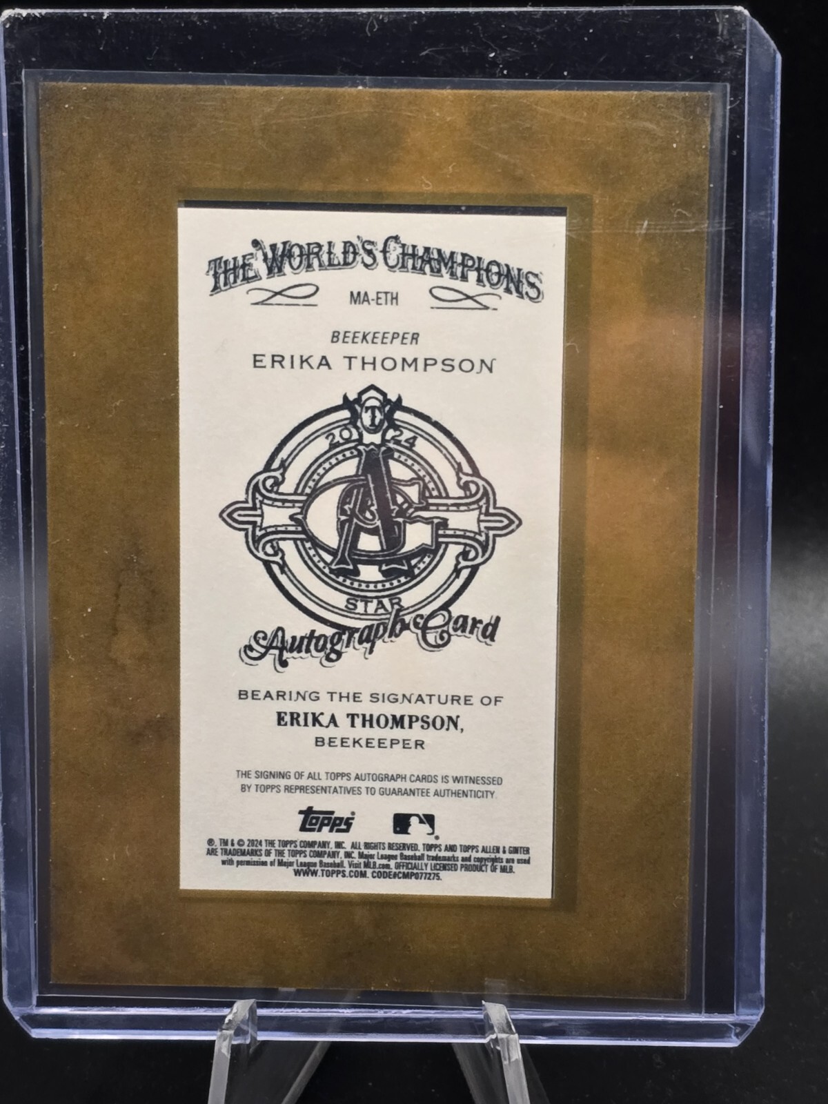 2024 TOPPS ALLEN & GINTER ERIKA THOMPSON AUTO 🔥 🔥 eBay