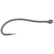 AHREX NS150 HOOK - Nordic Salt Curved Shrimp Saltwater Fly Tying Hooks - 18 Pack