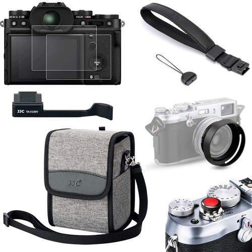 7in1 Camera Bag + Lens Hood +Thumbs Up Grip+Screen Protector for Fujifilm X100VI - Picture 2 of 18