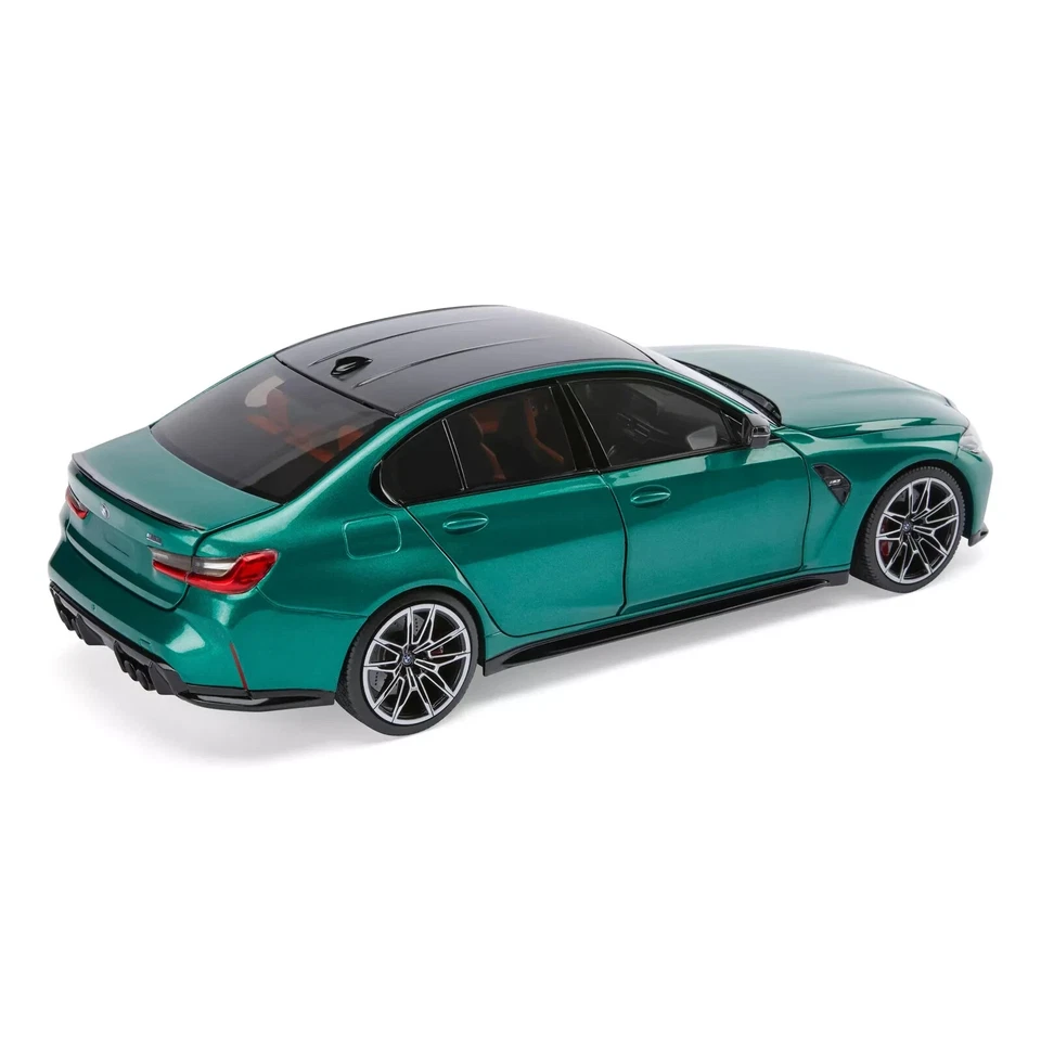 NUEVO BMW MINIATURA M3 G80 ISLA DE HOMBRE VERDE DIECAST MODELO 1:18 80435A51948 Foto 3 de 4