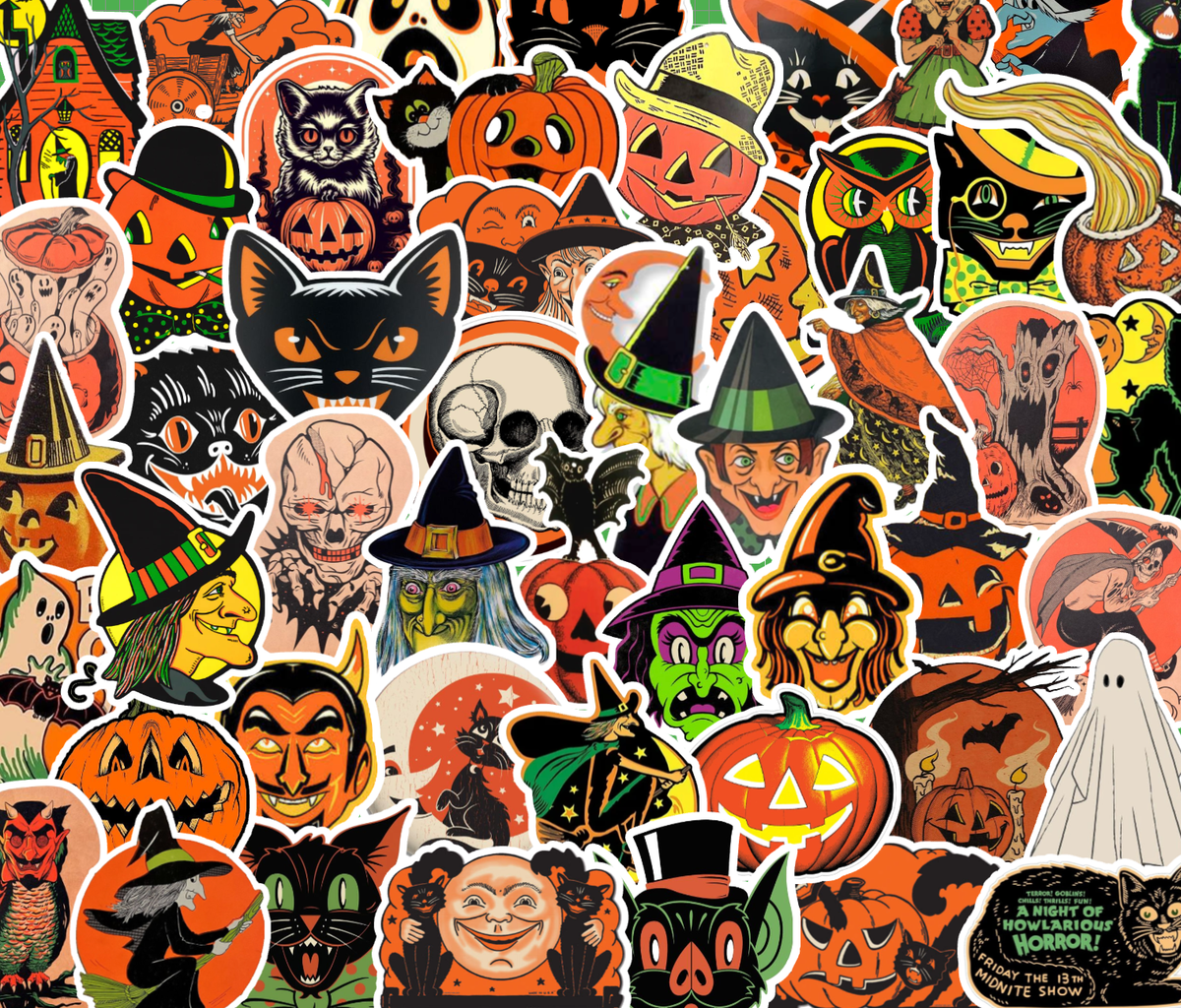 Générique Autocollants Halloween Pour Adulte | Mignons