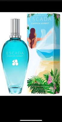 ESCADA CHIFFON SORBET Eau De Toilette Spray 3.4 oz100 Ml Women Sealed