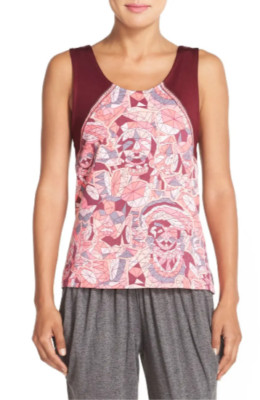* NWT Maaji 'Mrs. Mazie' Tank , Size Large - Burgundy Pink
