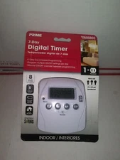 Utilitech 7 Day Timer Indoor Digital #0608803 M22B