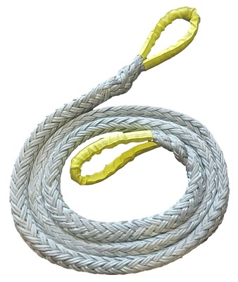 26 mm Dyneema Abschleppseil - Festmacher - 4,8 m Schlaufe pro Ende - 65 Tonnen Bruchlast