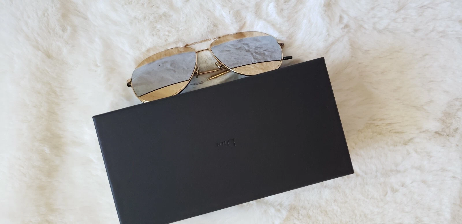 Lunettes de soleil Christian Dior fendues authentiques neuves 
