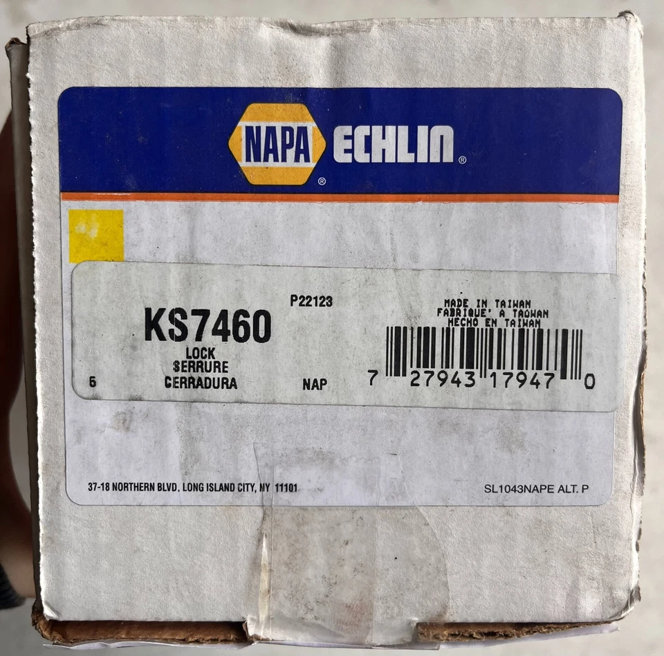 Napa KS7460 Ignition Switch with Lock Cylinder For 06-11 Honda Civic ^ - Image 2 of 2