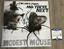 ISAAC BROCK SIGNED MODEST MOUSE NO ONE'S FIRST, AND YOU'RE NEXT VINYL BAS COA ISAAC BROCK SIGNED MODEST MOUSE NO ONE'S FIRST, AND YOU'RE NEXT VINYL BAS COA