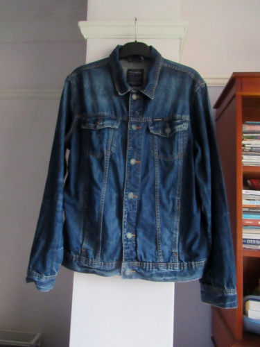 DENIM JACKET BY PULL & BEAR SIZE XL/42 INCH CHEST - Picture 1 of 5