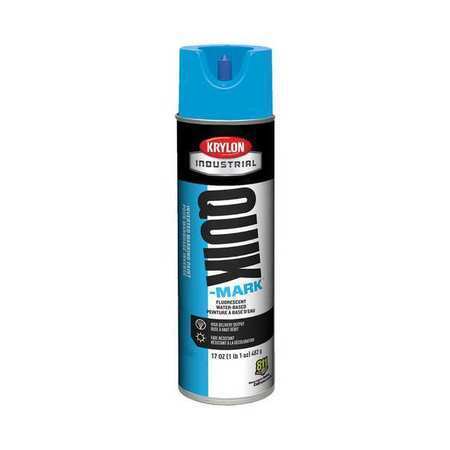 Krylon Industrial A03620004 Inverted Marking Paint, 17 Oz., Fluorescent Caution - Picture 1 of 1