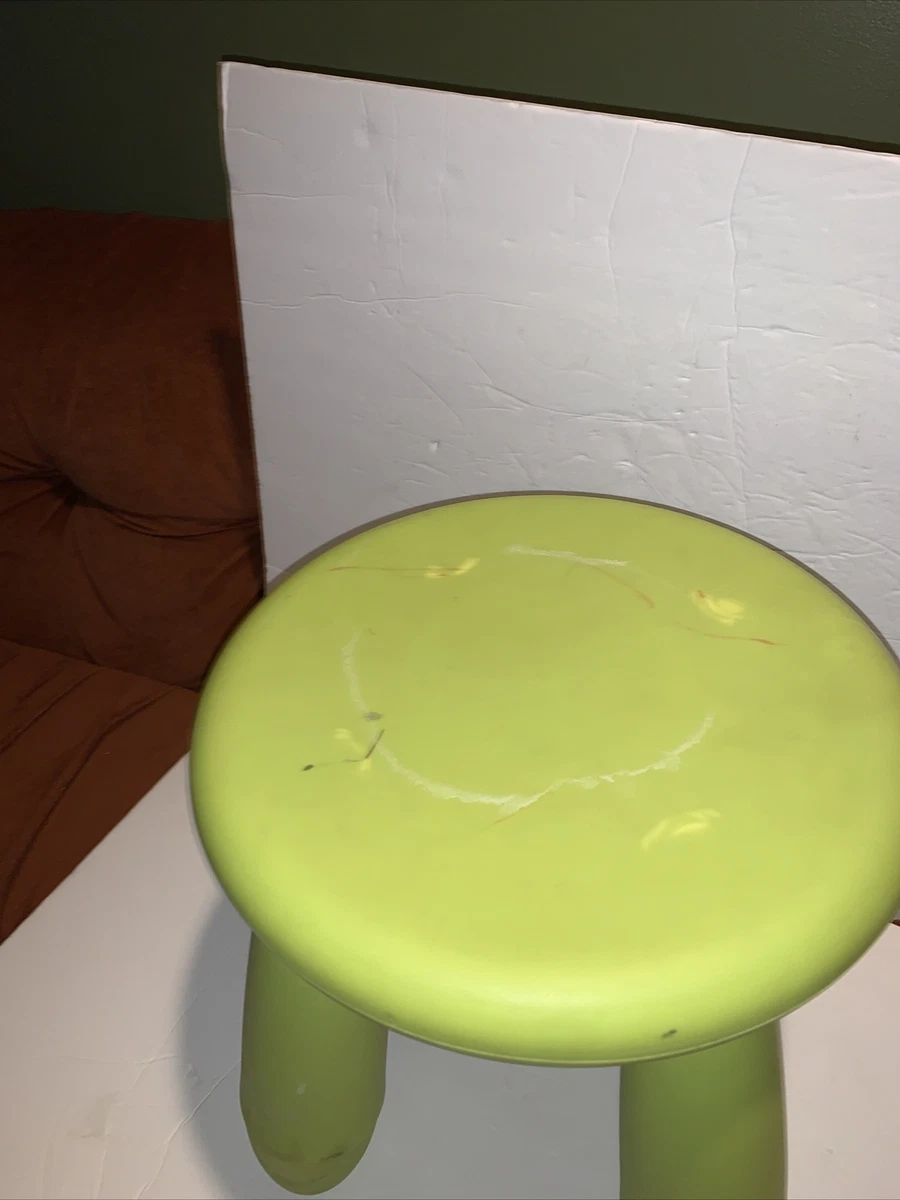 IKEA Mammut Children's Stool Indoor/Outdoor Lime Green Used