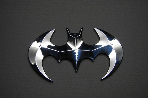 BATMAN 3D ABS CHROME EMBLEM STICKER LOGO BADGE DECAL FOR CARS & BIKES - Picture 10 of 12